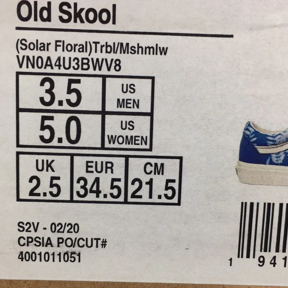 Vans Old Skool Solar Floral🌊 - Picture 6 of 6